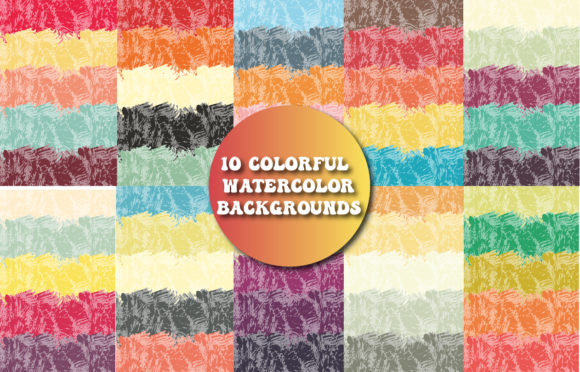 10 Colorful Watercolor Backgrounds: Instant Creative Impact