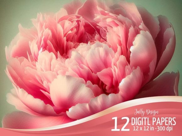 Beautiful Pink Flowers Backgrounds: AI-Generated Design Assets