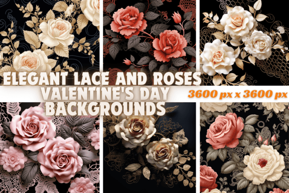 Elegant Lace and Roses Backgrounds: A Designer's Guide