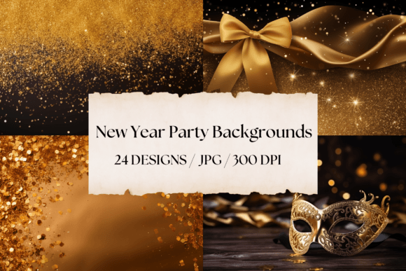 Elevate Your Festive Designs with New Year Party Backgrounds
