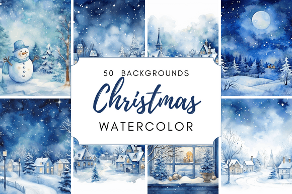 Elevate Your Winter Projects with Elegant Blue Christmas Backgrounds