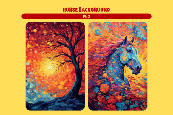 Horse Backgrounds: A Bold Type Choice for Modern Branding