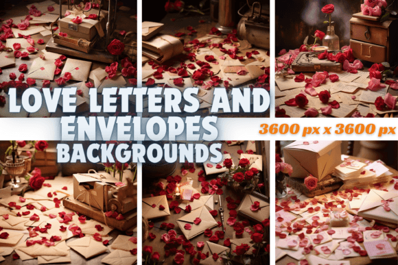 Love Letters and Envelopes Backgrounds: Timeless Romance for Your Designs