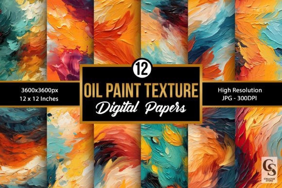 Oil Paint Texture Seamless Backgrounds for Creative Projects