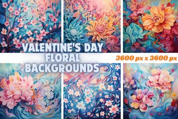 Romantic Visuals: Using Valentine's Day Floral Backgrounds