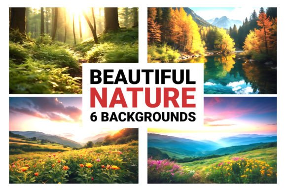 Transform Your Designs with Beautiful Nature Backgrounds